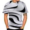 Plus Size Men's 3D Pretty Woman Print T-Shirt, Casual Crew Neck Short Sleeve T-Shirt with Anime Beauty Design,