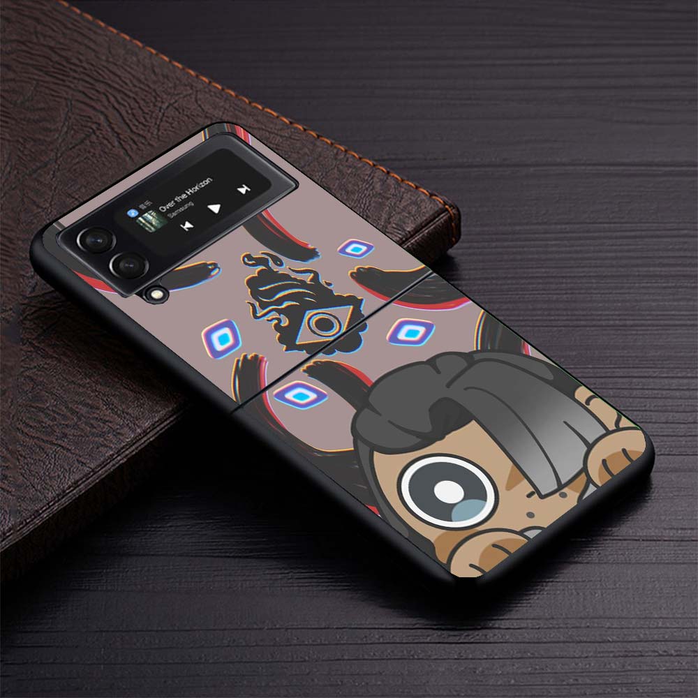 Game Valorant Cute Phone Case For Samsung Galaxy Z Flip3 Flip4 Flip5 Flip6 Flip7 For Z Flip 7 6 5 4 3 5G Hard Folding Cover Gala
