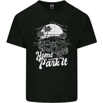 Home Is Where You Park It Funny Caravan Unisexs Light Cotton TShirt