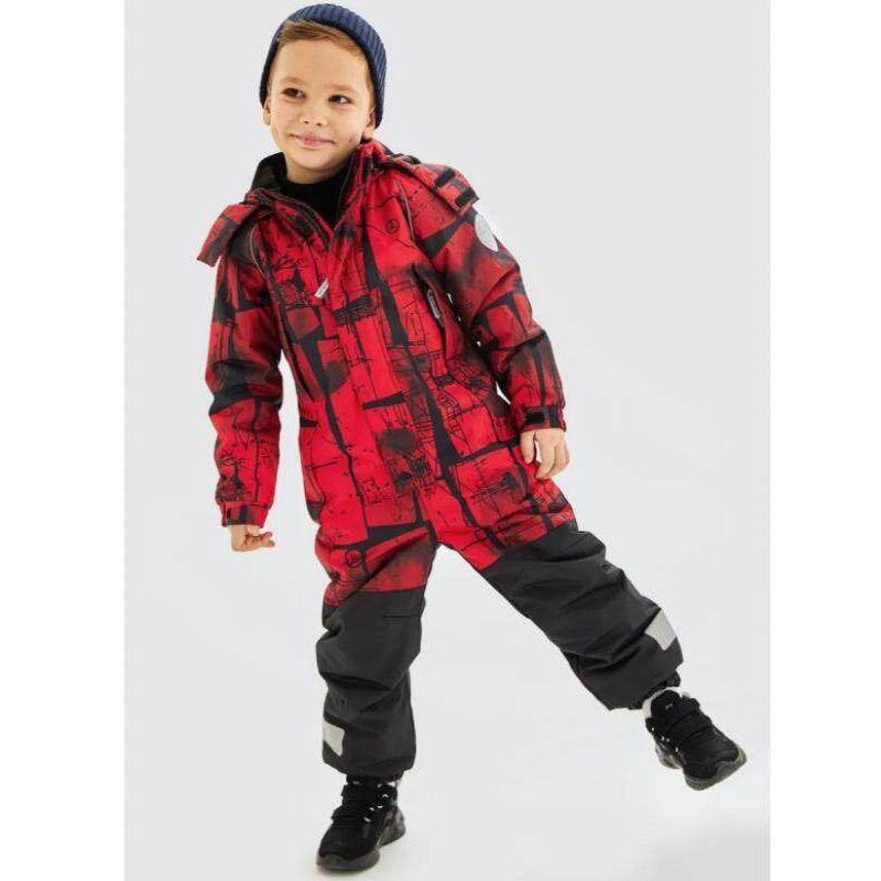 European-Style Children's One-Piece Ski Suit, Unisex Ski Outfit for Boys and Girls, Waterproof, Windproof, and Warm, Suitable for Older Children