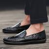 Penny Loafers Men Casual Shoes Large Size 38-46 Handmade Leather Slip on Flats Lightweight Man Moccasins Mens Driving Shoes