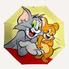 1pz Ombrello di Alta Qualità a Tema Tom & Jerry, Ombrello ad Apertura e Chiusura Automatica, Ombrello Multifunzionale G0811092