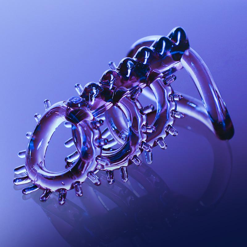 Mystery Ji Thorn Wheel Condom Ring Fun Couple Toy - 300 Pack
