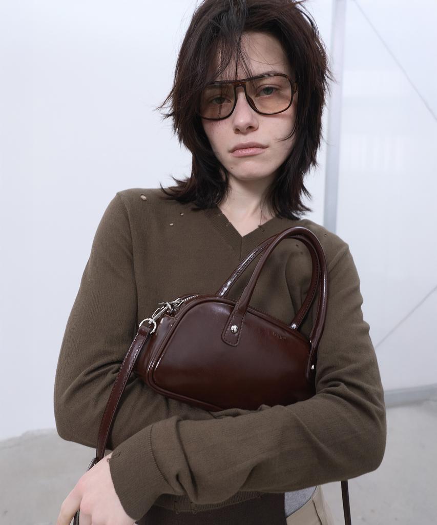Lcdc™ Ribbon Drawstring Tote Bag (Brown)