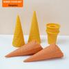 DIY Handmade Simulated Crispy Cone Clay Toy Accessory - Fake Ice Cream Cones