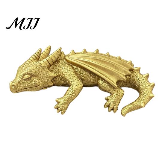 Reading Dragon Statue Sleeping Bookshelf Decor, Book Nook Figurine, Gothic Unique Gift for Fantasy Lovers Booksitter Ornament, Shelf Desk Bookend