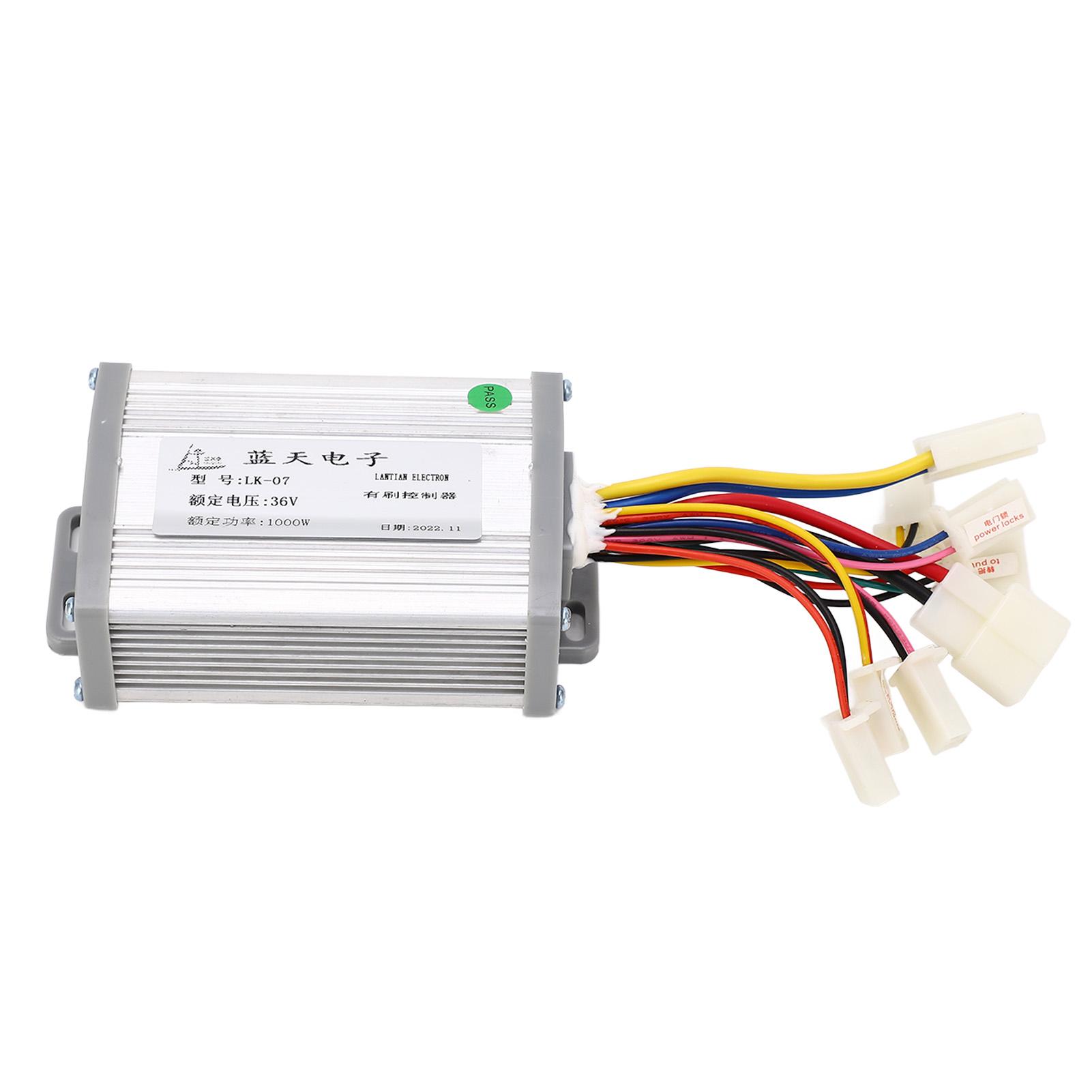 Controller Spazzolato per Bicicletta Elettrica Litio Parti Accessori Bici Elettrica 36V 1000w