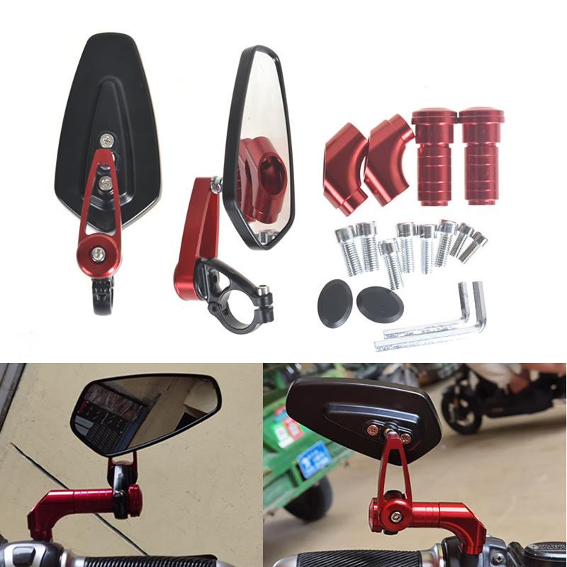 

CNC Aluminum Folding Mini Rearview Mirror for Qianjiang, Huanglong, CFMOTO, Kawasaki Motorcycles