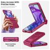 For Motorola Razr Ultra 2024/Razr Pro 2025/Razr Pro 2026 With Hinge Protection, Built-in Screen Protector Shockproof All-Inclusive Phone Cover-Red
