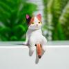 10pcs Mini Cat Figurines Adorable PVC Cat Model Dashboard Figures for Car for Trailer RV Truck Automotive Sedan Pickup Bedroom
