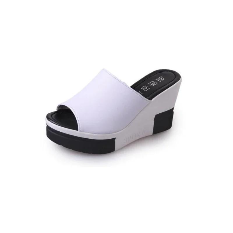 Fashion Flip Flops Women Shoes Slippers Platform Summer Shoes Open Toe Wedges Sandals Ladies Shoes Women Plus Size 35-40
