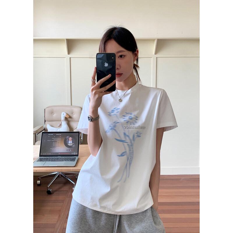 ICH MODE Floral Print T-Shirt XL