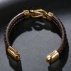 2026 Men's 8-character Gold Bracelet, European and American High-quality Jewelry
