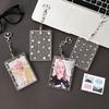 Colorful Snowflake Glitter Acrylic ID Card Holder Sleeve