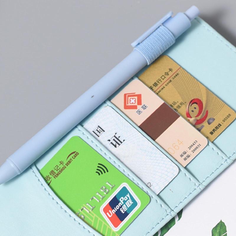 Practical 6 Ring Binder Planner Notebook Cover A5/A6 Refillable Loose Leaf Journal Notepad Cover Waterproof for Girls