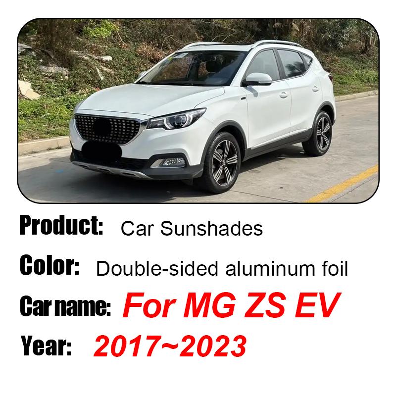 For MG ZS EV 2017- Anti-UV Car Full Window Sunshade Coverage Sunshade Cover Protection Board Indoor Auto Accessories