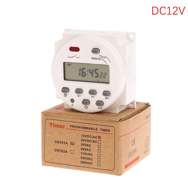 1Pc 12V 24V 110V 220V Cn101A Digital Lcd Power Timer Programmable Time Switch Relay Cn101 Timer Switch Power Timer