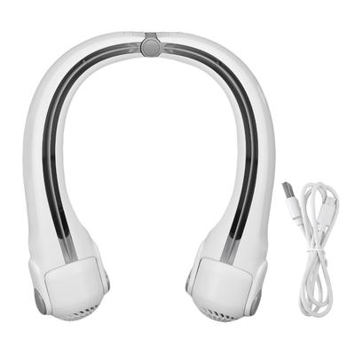 Portable Neck Fan 3 Speeds Bladeless Fan 2400mAh Battery Operated Wearable Personal Fan USB Rechargeable Quiet for