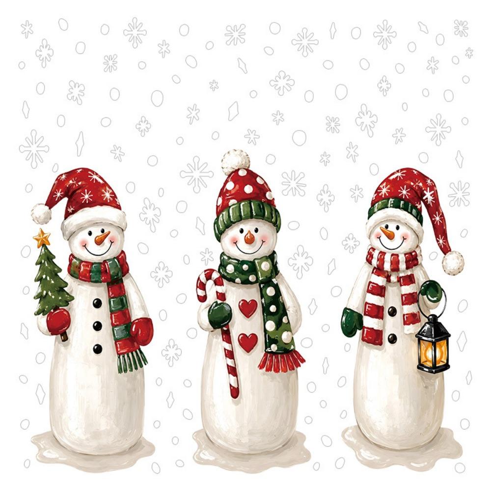 Snowflake Window Decals Cartoon Snowman Window Clings Creative Decorative Sticker Home Decoration