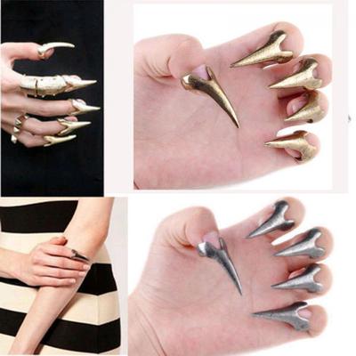 5 Stück Großhandel Heißer Dorn Kralle Nagel Gothic Kralle Fingerringe