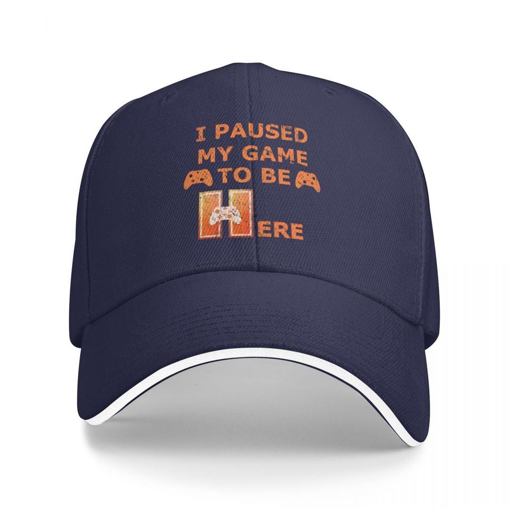 Unisex Baseball Hats I Paused My Game To Be Here Game Controller Streetwear Summer Sports Baseball Caps Cap Casquette Hats