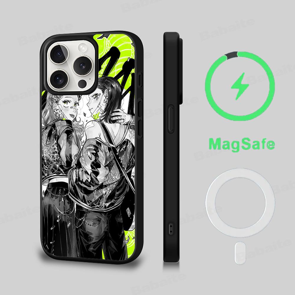 A-Aya O-Oosawa K-Koga M-Mitsuki Phone Case Magnetic Case For IPhone 16 14 13 12 11 15 Pro Max Plus For Magsafe Wireless Charge