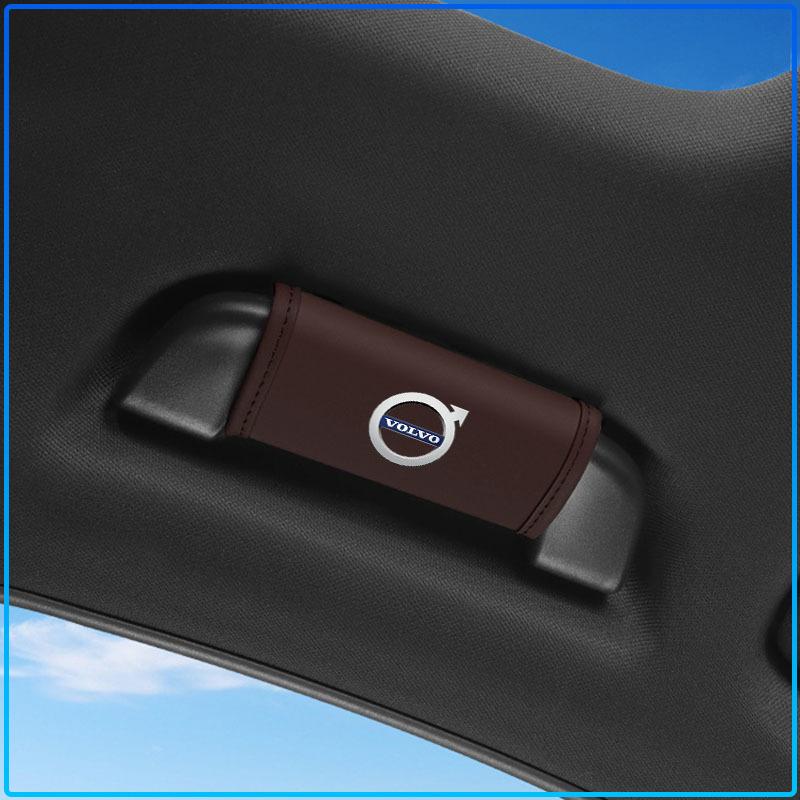 For Volvo XC60 XC90 S60 S80 S40 V40 V60 V70 V50 XC70 Car Interior Roof Handle Protection Cover Auto Door Pull Hand Brake Handle Caps
