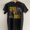 80er Jahre Guns N Roses „ War hier 1986 Rock T-Shirt Rock n Roll Tour Unisex T-Shirt