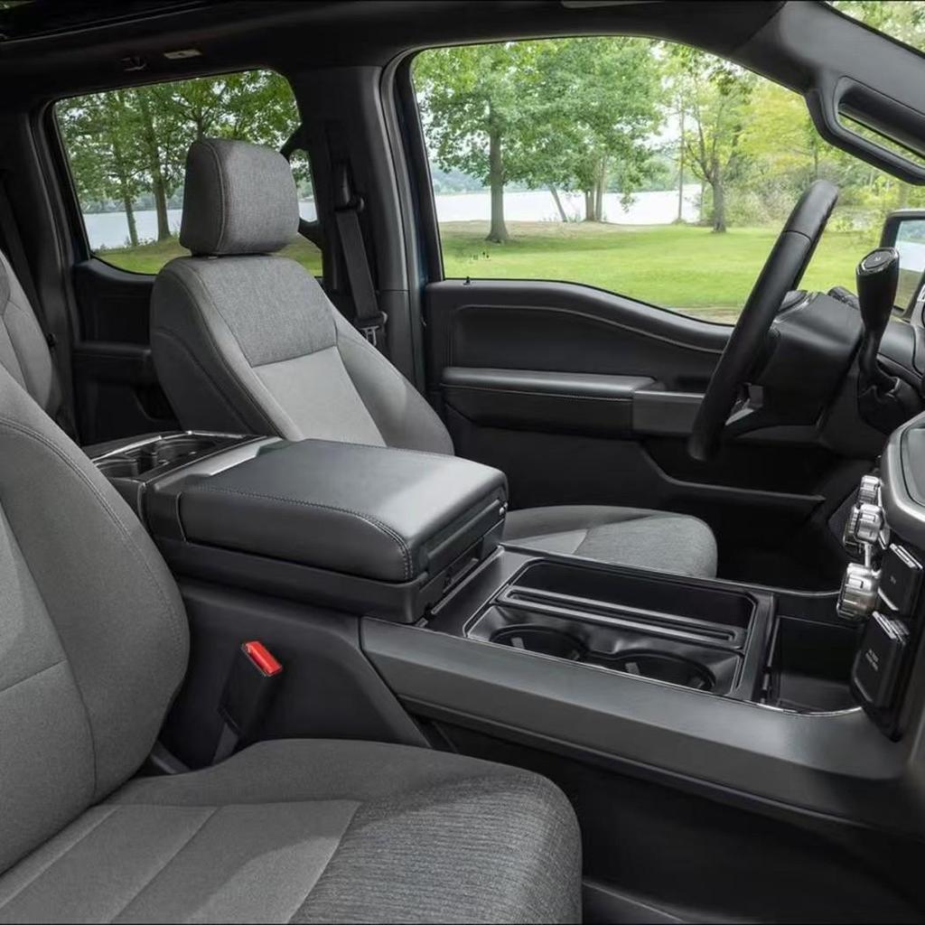 Ford Raptor F150 04-08 Central Armrest Genuine Leather Cover