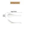 Abay Ceramic Long-Handle Swan Soup Spoons (Set of 2)