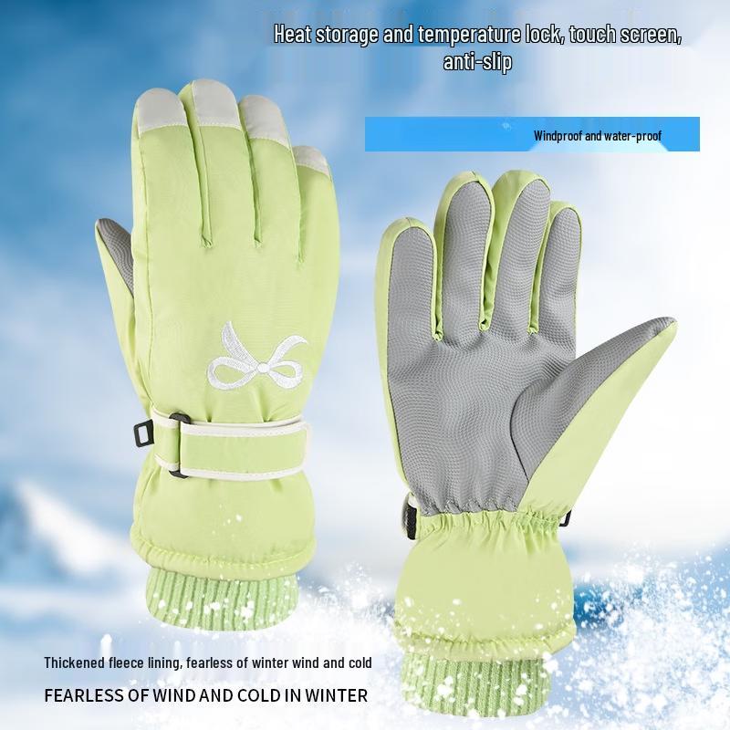 Muqingqing Touchscreen Ski Gloves