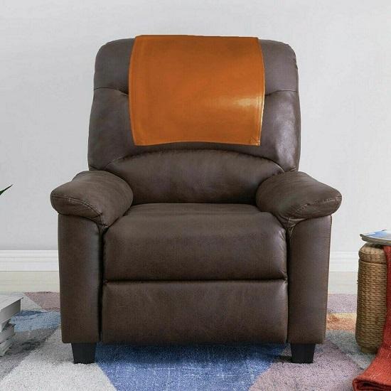 Buy Noora Genuine Sheepskin Leather Recliner Chair Headrest Cover