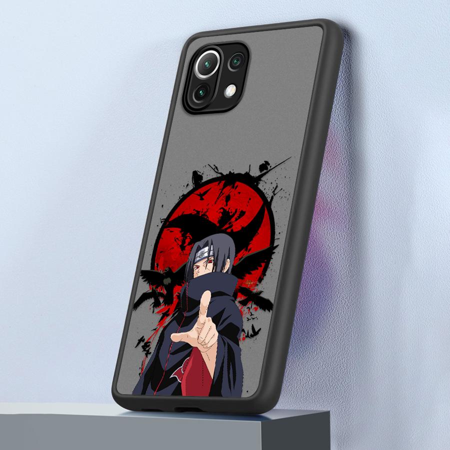 Matte Phone Cover Case for Xiaomi Mi 10T 14 13 Pro 12T 11T 13 11 Lite 12x Narutos Uchiha Itachi