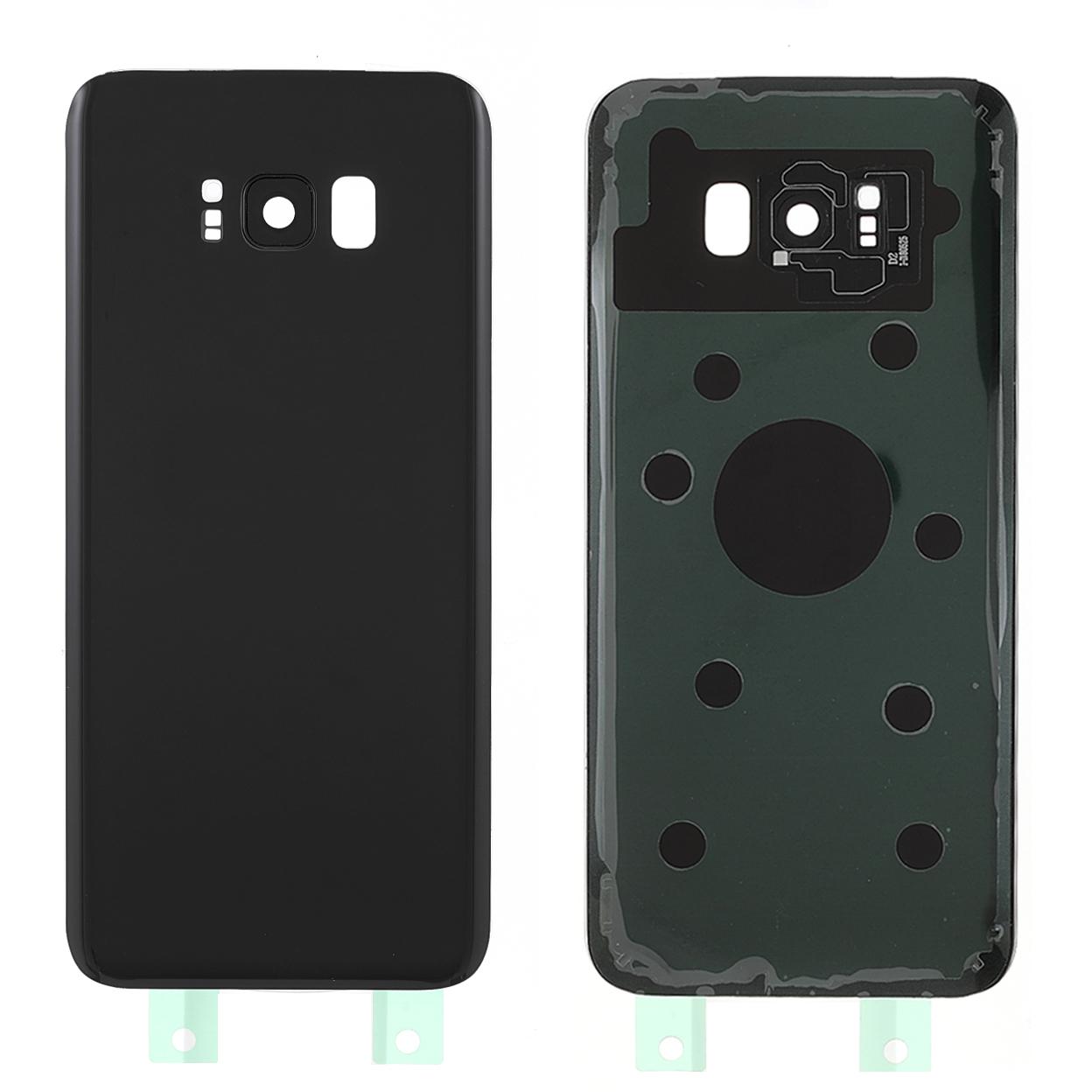 

Кришка акумуляторного відсіку Задня кришка з кільцем камери Кришка об єктива камери Заміна (без логотипу) для Samsung Galaxy S8 Plus Black