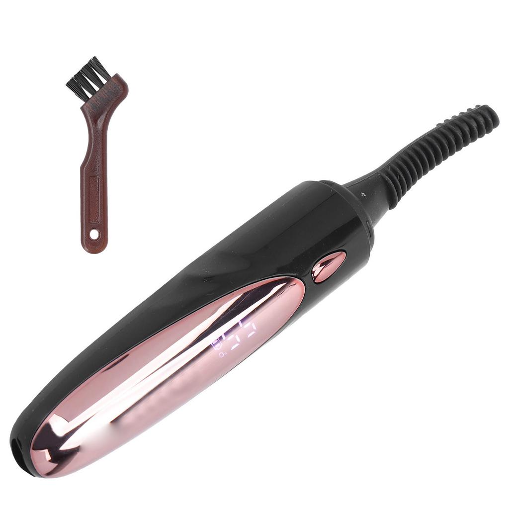 Heated Eyelash    Re able Silicone Brush Head Portable Electric Eyelash    for Women