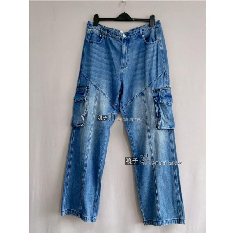 

Export USA FAs * Plus Size Women s Clothing High Waist Denim Straight-Leg Pants Wide Leg Cargo Straight Leg Jeans Old Blue 16