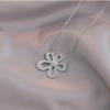 New necklace women's new flower high-end lace pendant accessories design simple fashion fresh sweet collarbone chain