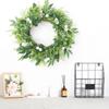 Realistic Artificial Flower Wreath for Front Door Spring Wreath Decoration for Wedding Valentines Indoor and Outdoor Use