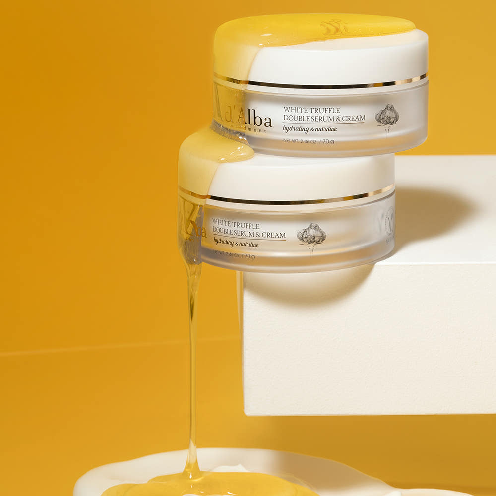 d Alba Vegan Double Cream 2-in-1 Intensive & Aqua Cream Set 70g x2 Dual Moisturizing Care