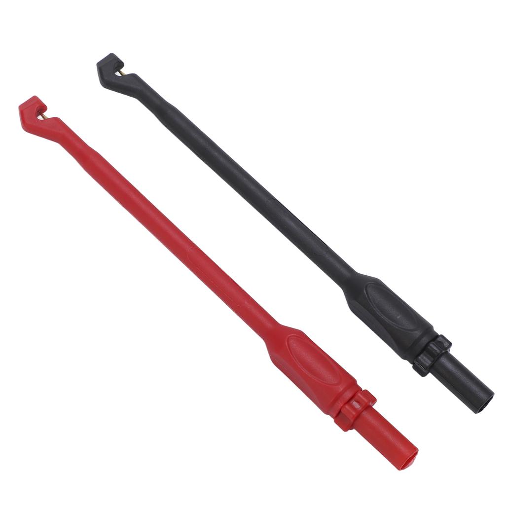2PCS J.30016 Piercing Probe Multimeter Test Hook with 4mm Connector Insulation Car Repair Test Needle