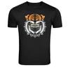 Angry Bulldog Head Spiked Collar Graphic T-Shirt