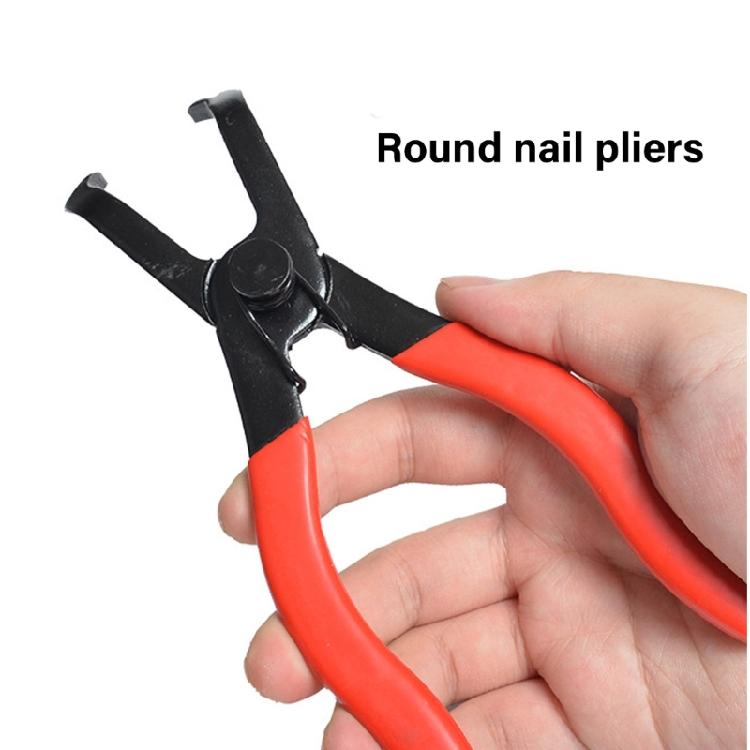 2Pcs Heavy Duty Metal Push Removal Pliers Retainer & Anchors Clip Remover Tool Tube Bundle Removal Repair Tool Enduring