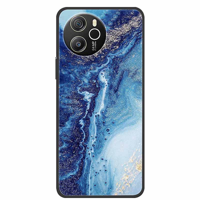 Case For Blackview Shark 8 TPU Soft Silicone Back Cover For Blackview Shark8 Phone Cases Marble Painted Colorful Bumper New Capa