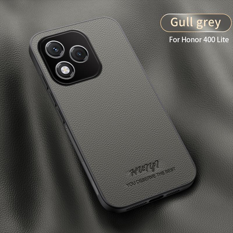 Leather Case for Huawei Honor 400 Lite 5G Car Magnetic Holder Wireless Charge Silicon Phone Cover Honor400Lite ABR-NX1 ABR-N31C1