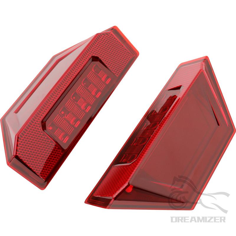 UTV Tail Light Assembly Red LED Taillight Rear Brake Stop Light Running Light For Polaris Ranger 570 XP900 XP1000 2013-2020
