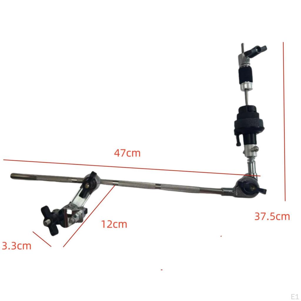 Cymbal Stand Extension Arm Lever Knob Drum Clamp Rubber Grip