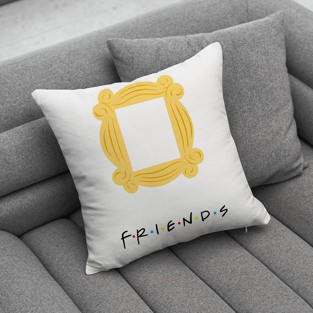 Classic Friends TV Show Pillow Case For Home Bedroom Car Office Decoration Living Room Sofa Cushion Cover Suitable