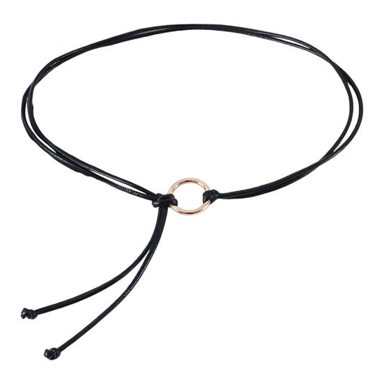 Imitation Belt Fashion Lace-up Decorative Waistband Leather Accessory