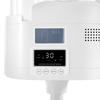Dual-Function Facial Steamer with Touch Screen Timer, Cold/Hot Mist, LED Lamp, and Magnifying Glass