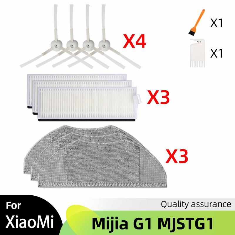Fit For Xiaomi Mijia Robot Vacuum-Mop G1 MJSTG1 Roller Side Brush Hepa Filter Mop Cloth Spare Replacement For Cleanner Parts